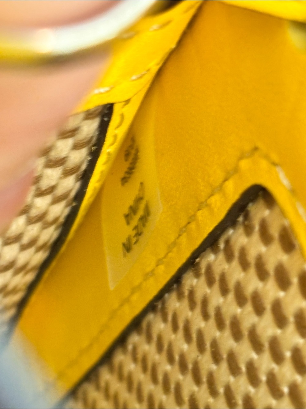 TORY BURCH Yellow Petite Lee Radziwill Woven Mini Bag NWOT - Picture 15 of 16